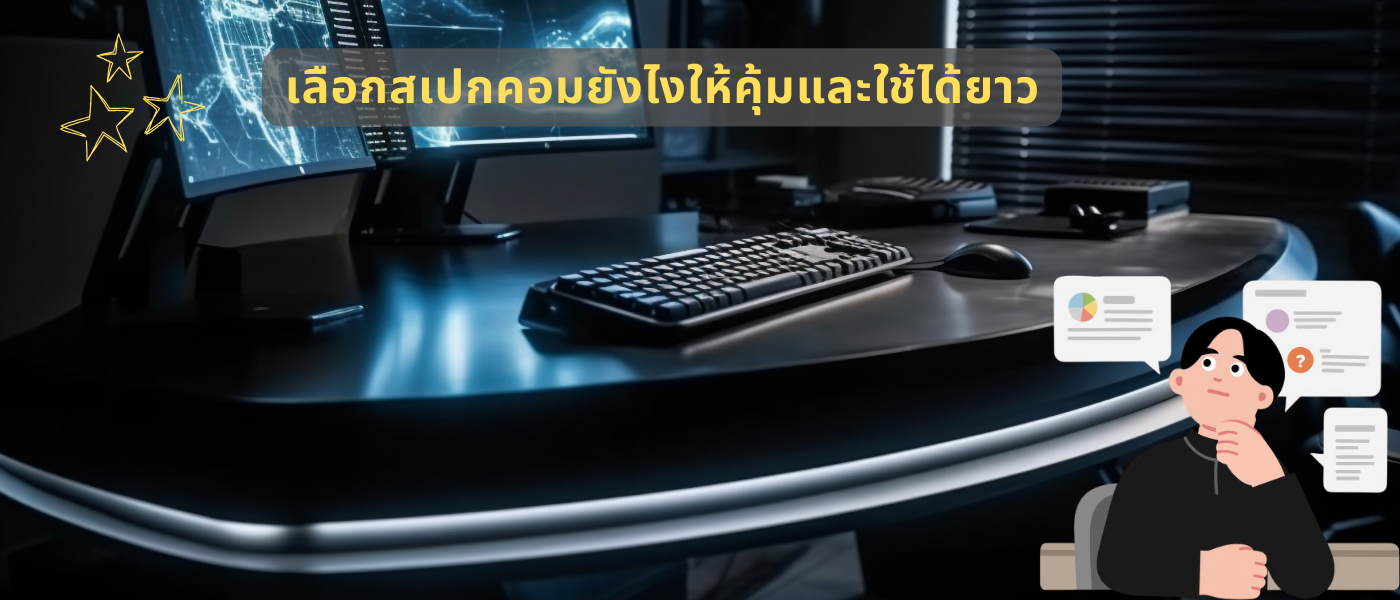 เลือกสเปกคอมยังไงให้คุ้มและใช้ได้ยาว