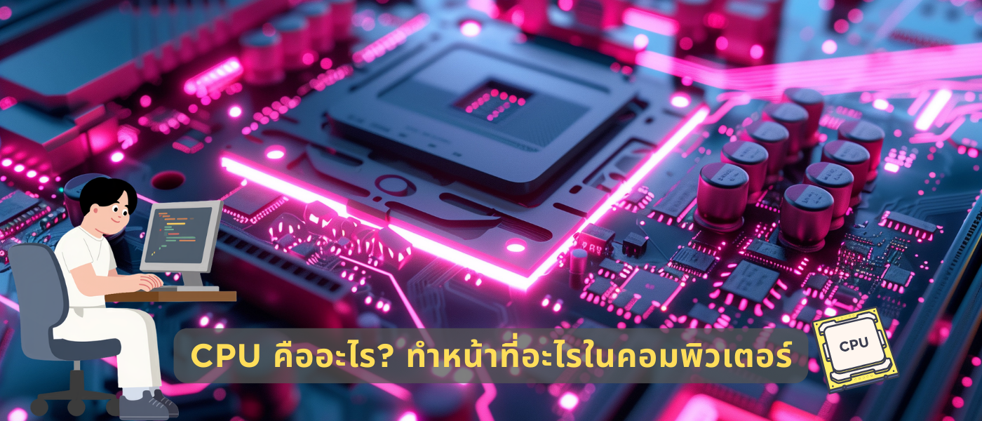 CPU คืออะไร ทำหน้าที่อะไรในคอมพิวเตอร์
